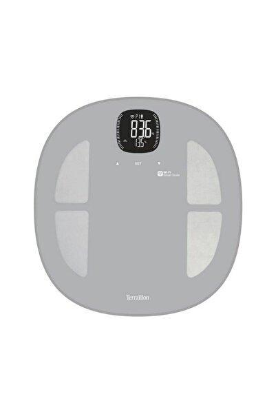 TERRAILLON GR14710 Smart ασημί ζυγαριά μπάνιου Master Fit με λιπομετρητή και ...