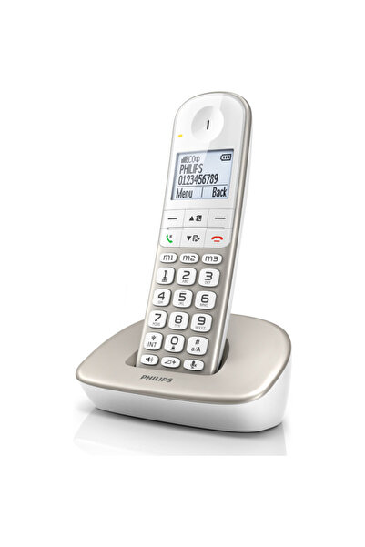 Philips XL4901S/GRS (Ελληνικό Μενού) Ασύρματο τηλέφωνο συμβατό με ακουστικά β...