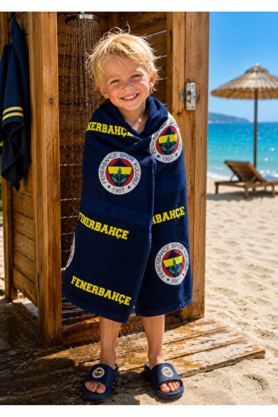 Fenerbahçe Licensed Bandroll (Serial Numbered) Canary Fan Beach Towel 75 X 15...