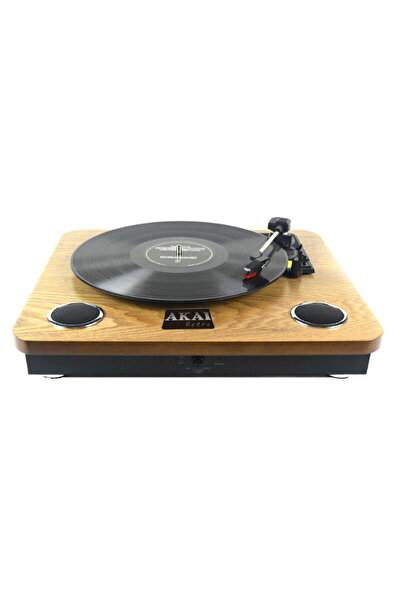 AKAI ATT-09 Ξύλινο πικάπ με ενσωματωμένα ηχεία - 110584-0001