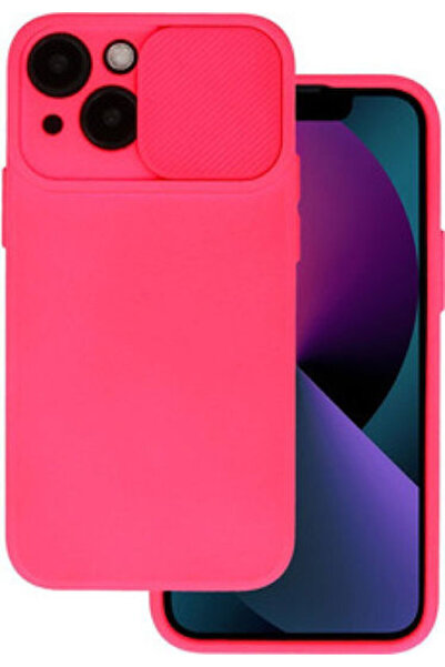 OEM Camshield Πίσω Κάλυμμα Σιλικόνης Ροζ (iPhone 13 Pro Max)
