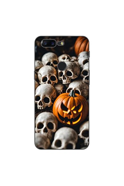 OEM Husa compatibila cu OnePlus 5T Silicon Gel Tpu Model Halloween Pattern Cr...