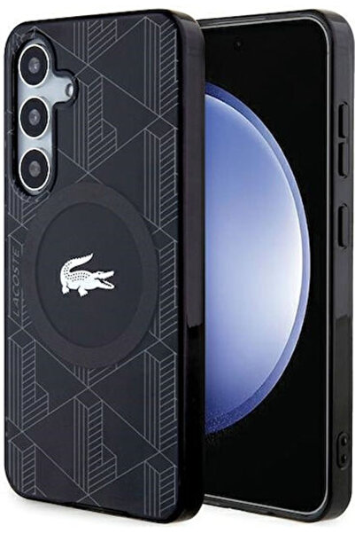 Lacoste Blend Monogram MagSafe Πίσω Κάλυμμα Πλαστικό Μαύρο (Galaxy S24) Κωδικ...
