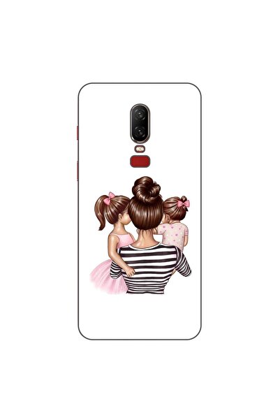OEM Husa compatibila cu OnePlus 6 Silicon Gel Tpu Model Mom and Girls