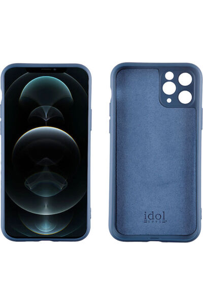 Other Idol 1991 Βελούδινη Πίσω Θήκη Σιλικόνης Μπλε (iPhone 12 / 12 Pro) Κωδικ...