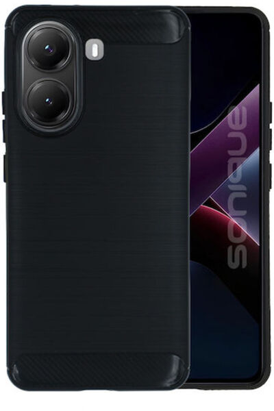 Other Θήκη Σιλικόνης Sonique Carbon Brushed Xiaomi Poco X7 Pro 5g Μαύρο