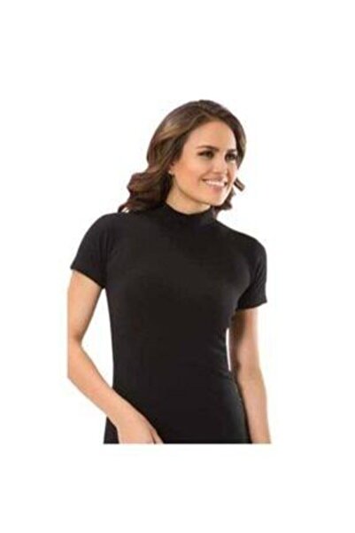 BENALİ Women's Short Sleeve Half-Neck Blouse Athlete Bady Ary6228