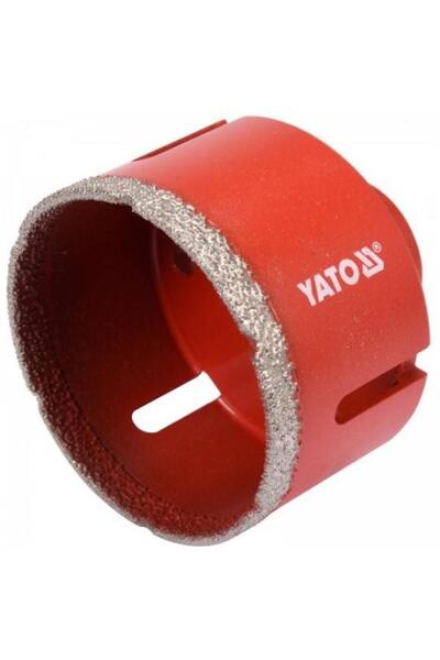 yato 68 mm Diamond Core Drill Bit for Ceramic, M14, YT-60447