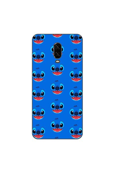 OEM Husa compatibila cu OnePlus 6T Silicon Gel Tpu Model Stitch Face Pattern
