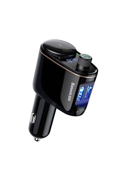 Baseus S-06 Bluetooth/USB car FM transmitter (Overseas Edition) - Μαύρο