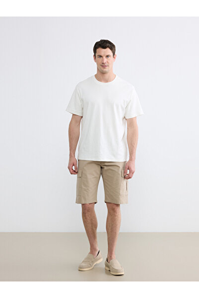 LC Waikiki Nevavm Loose Fit Men's Cargo Shorts with a Difference