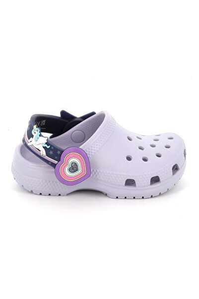Crocs Παιδικό Σαμπό για Κορίτσι Classic C Imagination με Φωτάκια Ανατομικό Χρ...