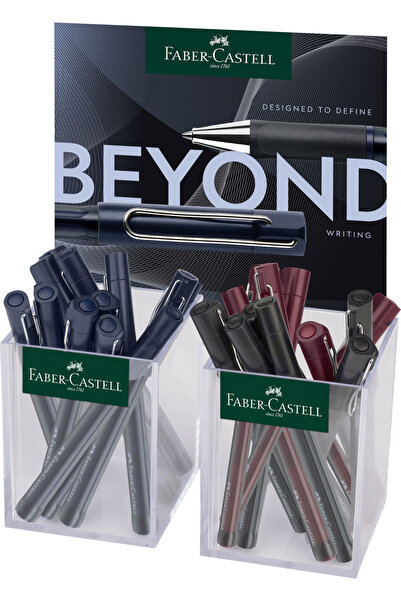 Faber Castell Дисплей с 24 гел химикалки 1.0 мм BEYOND FABER-CASTELL