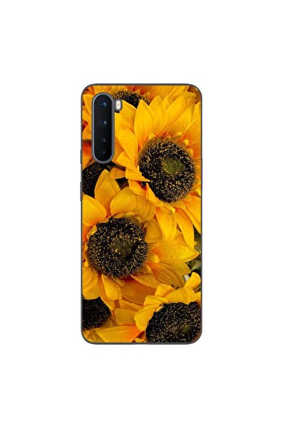 OEM Husa compatibila cu OnePlus Nord Silicon Gel Tpu Model Floarea Soarelui