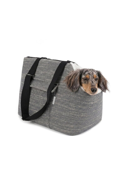Carinio Geanta transport pentru caini Pocket Stone Premium, cu buzunar exteri...