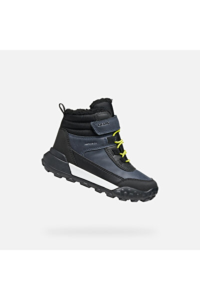 Geox Pantofi de gleznă pentru băieți, albastru închis, Trekkyup ABX