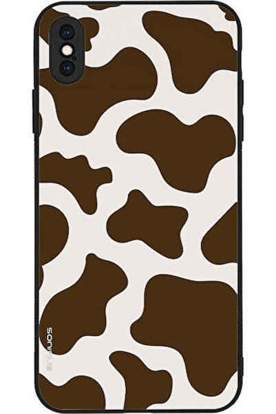 Other Σειρά Sonique Animal Print για Apple iPhone XS Max - Θήκη Αγελάδα 02