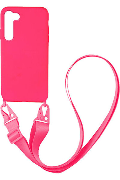 Other Sonique CarryHang Υγρή Θήκη Πλάτης Σιλικόνης 0.5mm με Λουράκι Φούξια (G...