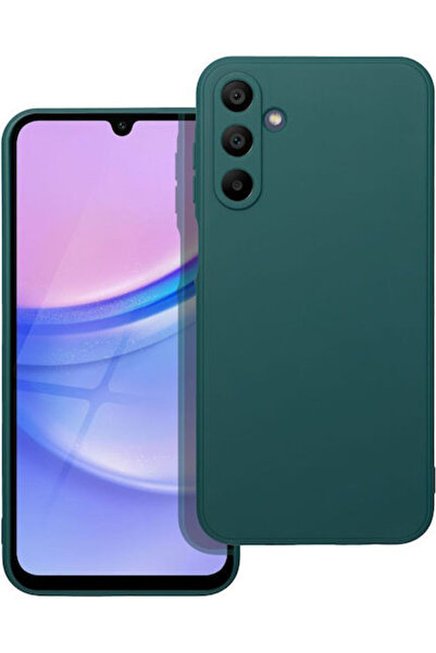 OEM 5G Σκούρο Πίσω Κάλυμμα Σιλικόνης 1.5mm με Λουράκι Πράσινο (Galaxy A17) Κω...