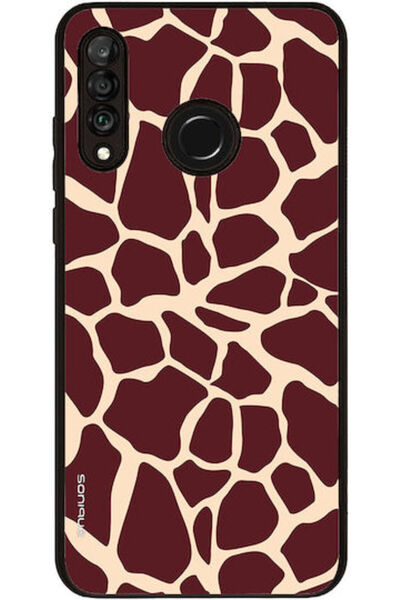 Other Σειρά Sonique Animal Print Θήκη Κινητού Τηλεφώνου Huawei P30 Lite Καμηλ...