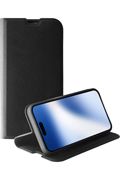 Vivanco Premium Θήκη Πορτοφόλι Σιλικόνης Μαύρη (iPhone 15 Pro) Κωδικός: 63895