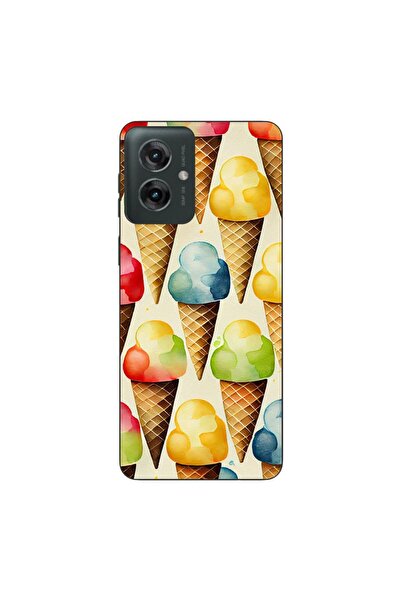 OEM Калъф, съвместим с Motorola Moto G55, силиконов гел TPU модел с десен на ...