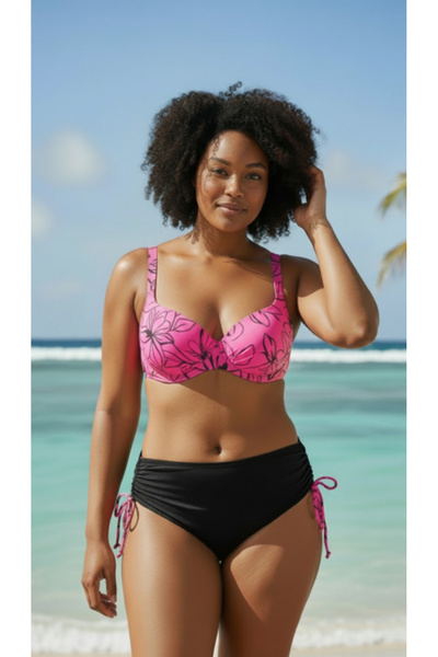 FUBA Women's 2-piece swimsuit, underwired non-padded bra and adjustable class...