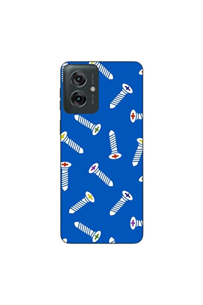 OEM Case compatible with Motorola Moto G55 Silicone Gel Tpu Model Screws Pattern