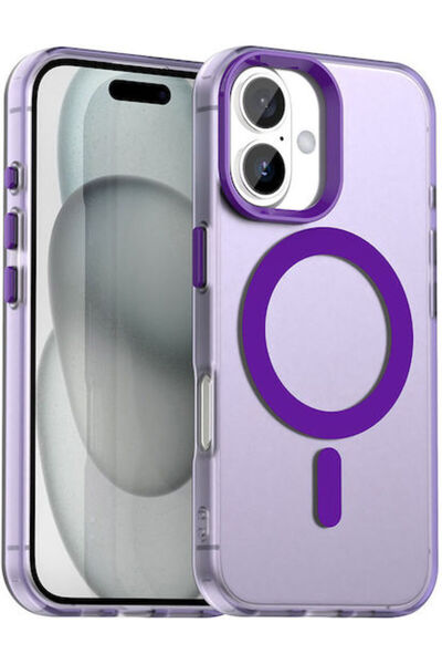 Techsuit Πίσω Θήκη Σιλικόνης Μωβ (iPhone 16 Plus)