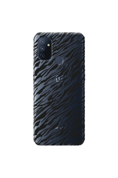 Other Oneplus Nord 100 Black zebra Transparent Silicone TPU Θήκη