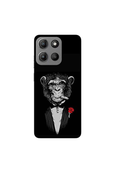 OEM Husa compatibila cu Motorola Moto G15 Silicon Gel Tpu Model Cigar Monkey