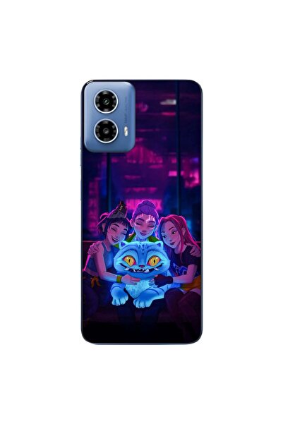 OEM Husa compatibila cu Motorola Moto G34 Silicon Gel Tpu Model KPop Demon Hu...