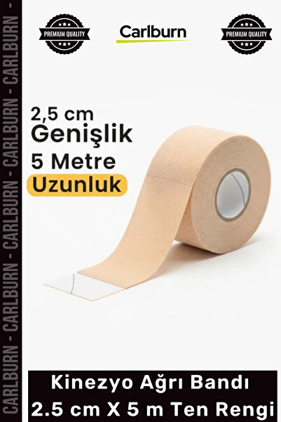 Carlburn Özel Üretim Esnek Medikal Sporcu Kas Eklem Destekleyici Kinezyo Ağrı...