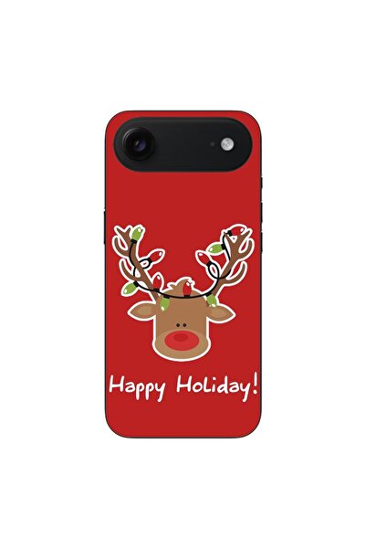 OEM Husa compatibila cu Apple iPhone Air Silicon Gel Tpu Model Craciun Ren Ha...