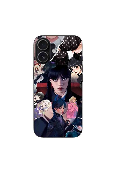 OEM Husa compatibila cu Apple iPhone 17 Silicon Gel Tpu Model Wednesday Addam...