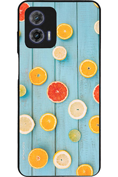 Other Θήκη Sonique Σειρά Φρούτων για Motorola Moto G73 5g Γκρέιπφρουτ