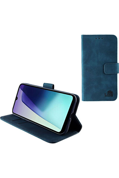Lime&co Lime Essential Magnet Book Συνθετικό Δέρμα / Σιλικόνη Μπλε για Redmi ...