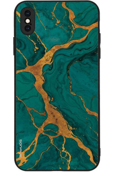 Other Sonique Μαρμάρινη Θήκη για Apple iPhone Xs Max Πράσινη