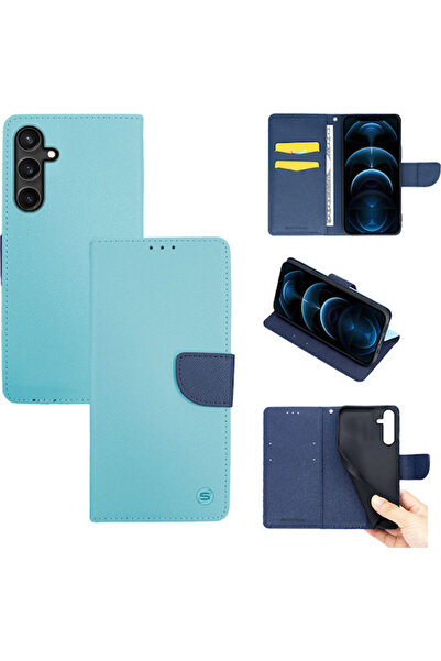 Other Sonique Trend Πίσω Θήκη Συνθετικό Δέρμα Γαλάζιο (Galaxy S23 FE)