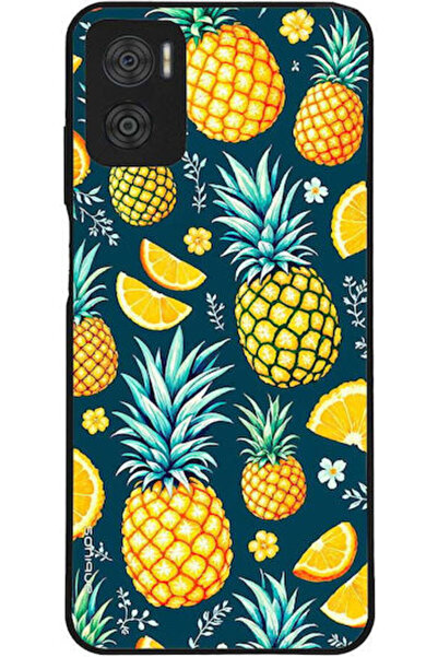 Other Θήκη Sonique Σειρά Φρούτων για Motorola Moto E22 4G Ανανάς
