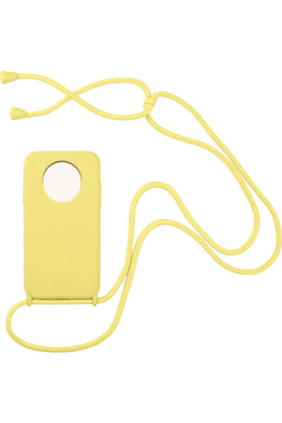 Other Sonique Carryhang Πίσω Κάλυμμα Σιλικόνης 0.5mm με Λουράκι Κίτρινο (Poco...