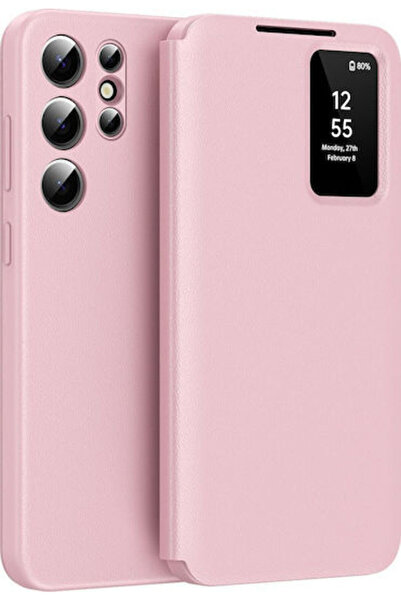 Techsuit Σειρά 360 Πλήρους Κάλυψης Σιλικόνης Ροζ (Galaxy S24 Ultra)