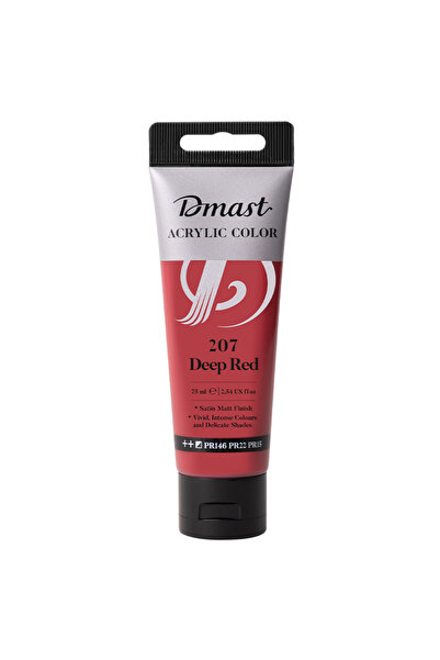 DMAST CULORI ACRILICE PROFESIONALE 75ML ROȘU INTENS 207 DE LA PEBEO