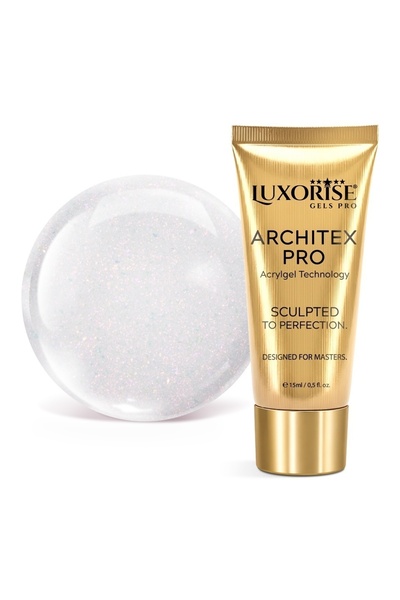 LUXORISE Polygel ARCHITEX PRO - Divine Sheen Collection, Angel Veil, 15ml