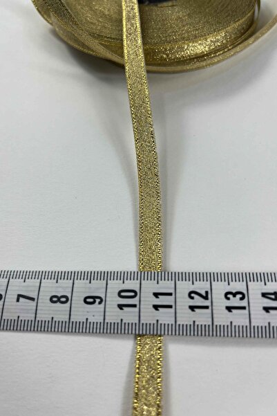 Hobigram Gold 0,5 Lunavera Simli Dekoratif Şerit Kurdele 1 Metre