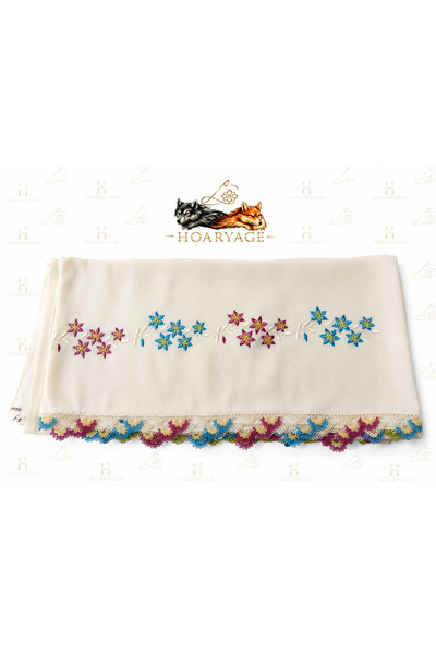 hoaryage Handmade Embroidery Embroidered Needle Embroidered Prayer Cover Dowr...