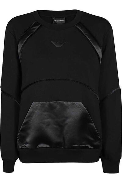Emporio Armani Γυναικείο Φούτερ 6H2M7S2JPDZ-0999 Μαύρο - 42