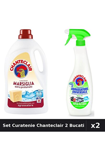 Chanteclair Set 2 Detergent și Degresant 1575ml + 600ml - Marsilia, Lămâie
