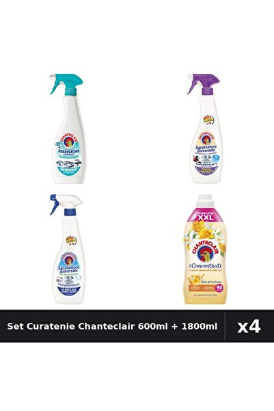 Chanteclair Set 4 Degresant Universal 600ml + Balsam Rufe 1800ml - Lavanda, B...