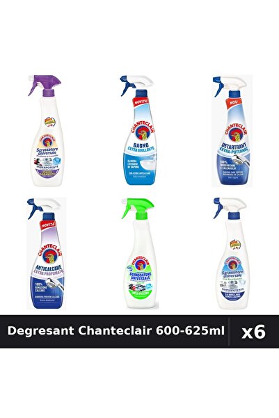 Chanteclair Set 6 Degresant Universal 600-625ml - Lavanda, Lămâie, Bicarbonat...